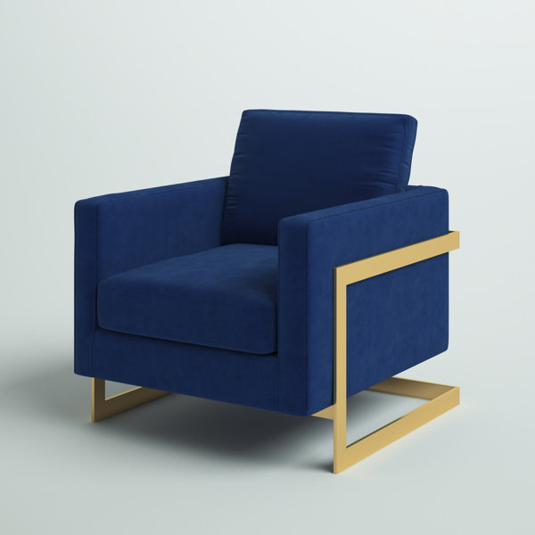 Upper Square™ Posse Performance Velvet Accent Chair & Reviews Wayfair